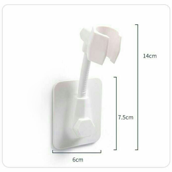 Giá đỡ, gác cài vòi hoa sen dán tường xoay 360 độ chất liệu nhựa ABS nhiều màu tiện dụng, siêu bền - QM.PK105/QM.PK106