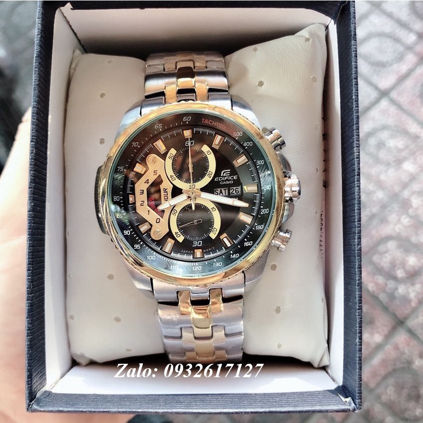 Đồng Hồ Nam Casio EF 558SG - 1AV - Quartz - Dây Kim Loại