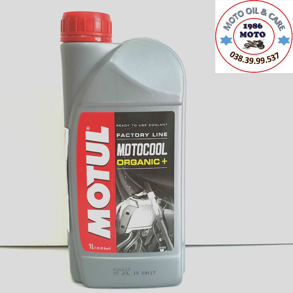 (SHOPEE TRỢ GIÁ) Nước Làm Mát Motul MOTOCOOL Organic+ Factory Line Motorcycle Coolant / Antifreeze Made in France