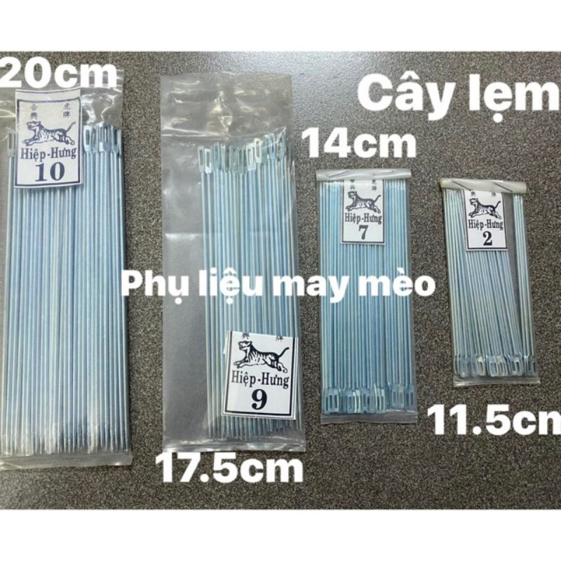 Kim may bao/ lẹm số 9 10 lớn dài 20cm chắc chắn( giá lẻ 1 cây)
