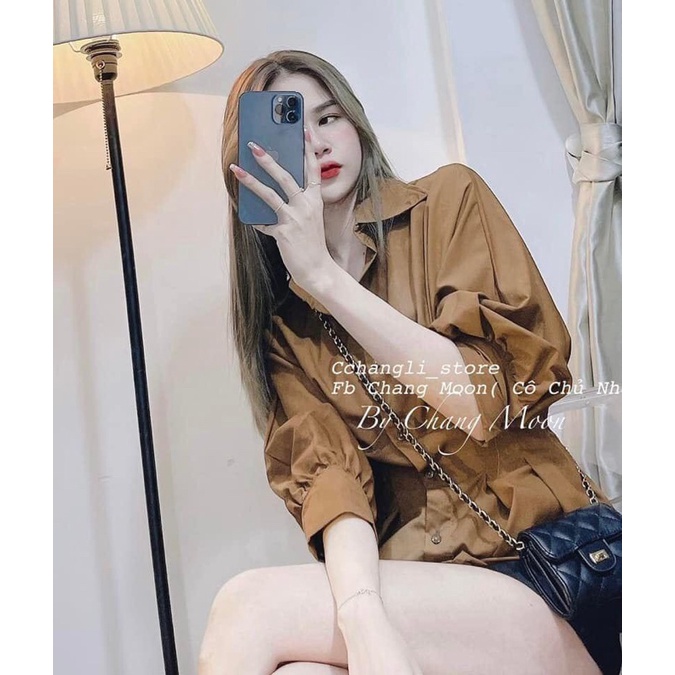 [Hàng Có Sẵn, Ảnh Thật]Áo Sơ Mi Xếp Ly Eo Tôn Dáng Áo Somi Mẫu Mới 2022 | BigBuy360 - bigbuy360.vn