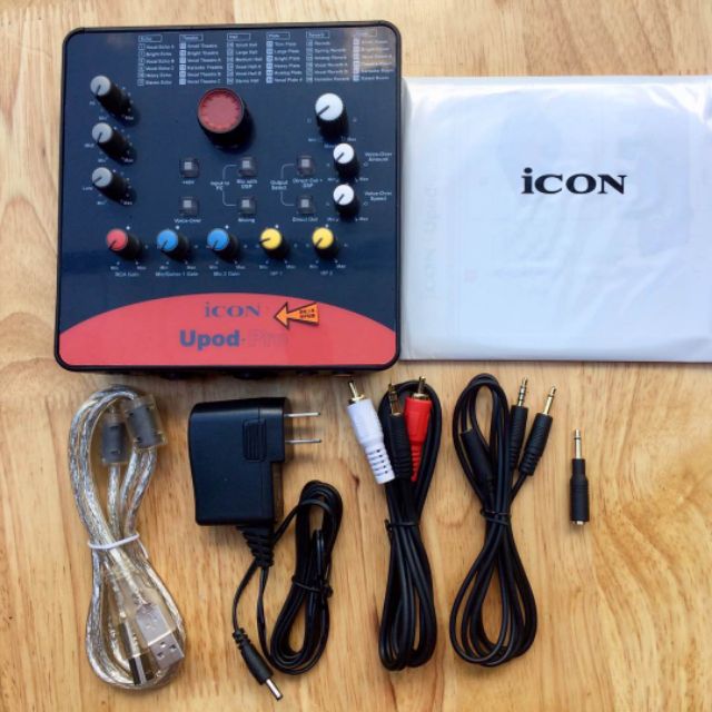 Combo micro Takstar PC-K200 + Sound car Icon Upod Pro + tặng tai nghe Sony