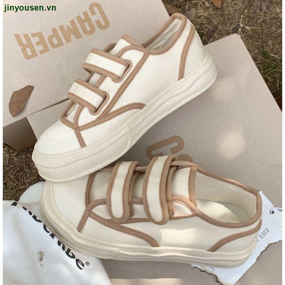 Giày thể thao đế bằng phong cách retro mới cho nữ 2021