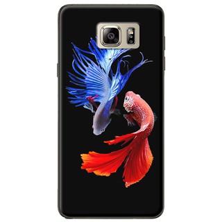 Ốp lưng Samsung Galaxy Note 4, Note 5, Note 7, Note 8, Note 9 in hình Cá Betta xanh đỏ