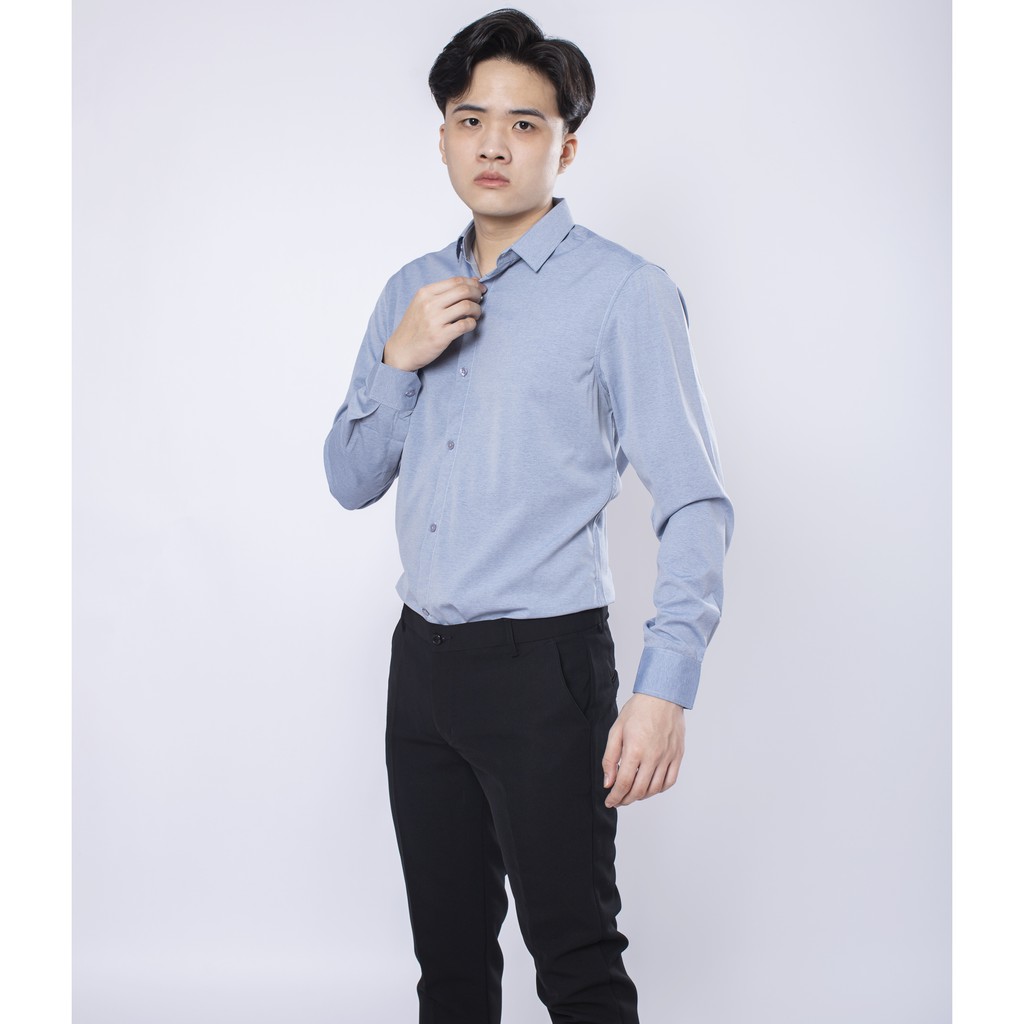 Áo sơ mi dài tay vải lụa cao cấp mỏng mát cực chất Lados - 8056 thời trang công sở | BigBuy360 - bigbuy360.vn