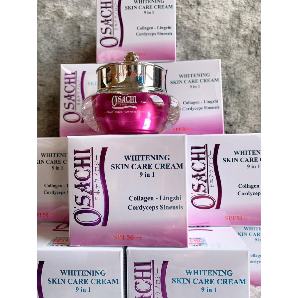 KEM OSACHI TÍM 9 IN 1 - O'SACHI WHITENIG SKIN CARE CREAM - MỜ THÂM NÁM - CHỐNG LÃO HOÁ DA - 20G