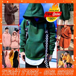 Áo hoodie nỉ ngoại basic