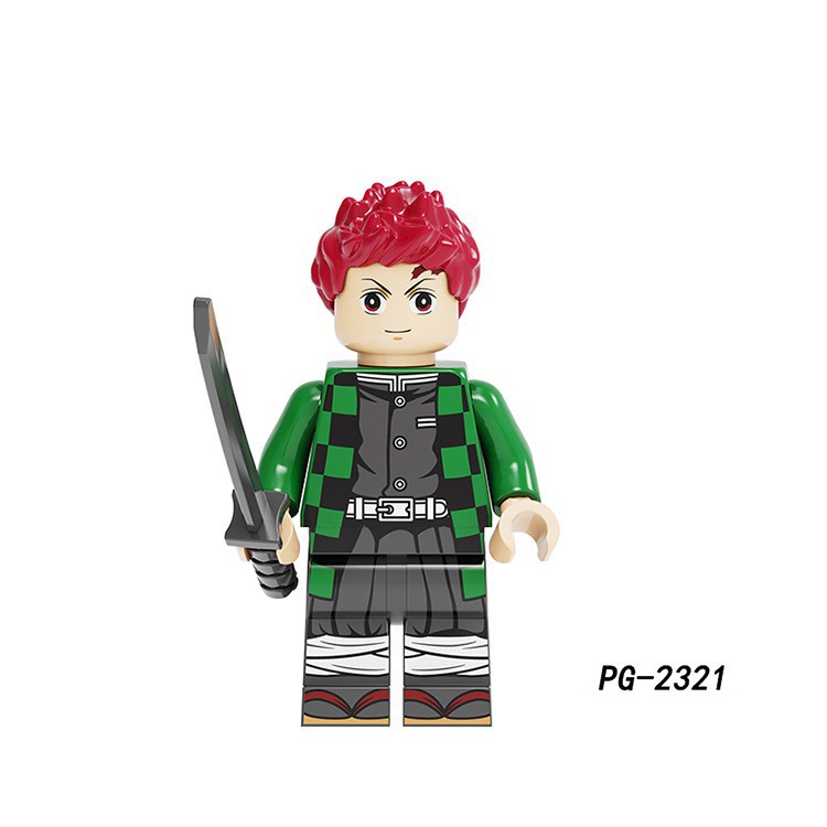 Combo 8 Minifigures Anime Demon Slayer - Kimetsu no Yaiba - Đồ Chơi Lắp Ráp non-lego PG8291 [B4]