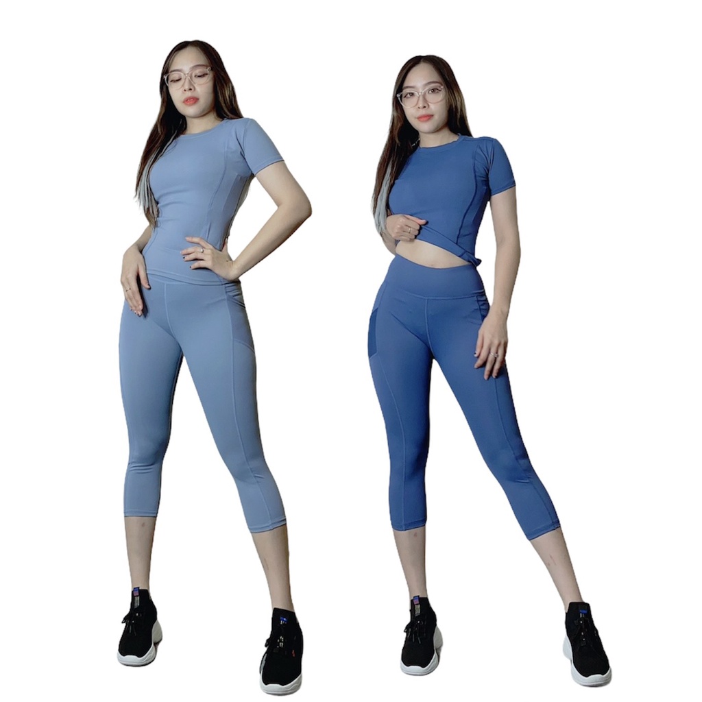 Đồ Tập Gym Nữ Áo Tập Yoga, Thể Thao, Áo Thun Spandex ngắn tay cao cấp AP802