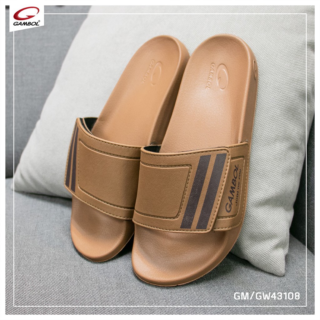 Dép Nam Nữ Thái Lan Gambol Quai Ngang 43108 - 8 màu - Hàng Chuẩn 100% Sản Xuất Thái Lan