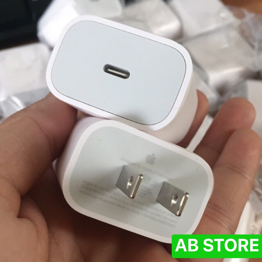 Củ Sạc Nhanh iPhone Zin Apple PD 18W USB-C To Lightning chuẩn Apple cho iphone 8/8P/X/XS/11/11Pro/11promax