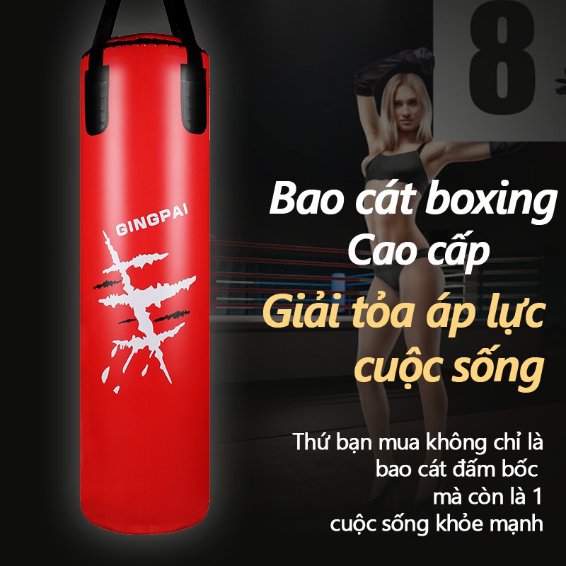 Bao cát boxing đấm bốc hiệu JINGPAI tập quyền đạo, bao cát dạng treo tập gym đấm bốc kiểu Thái dụng cụ tập gym tại nhà