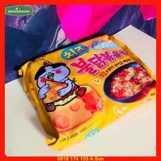 Thùng 40 gói mì khô gà cay Samyang 140g
