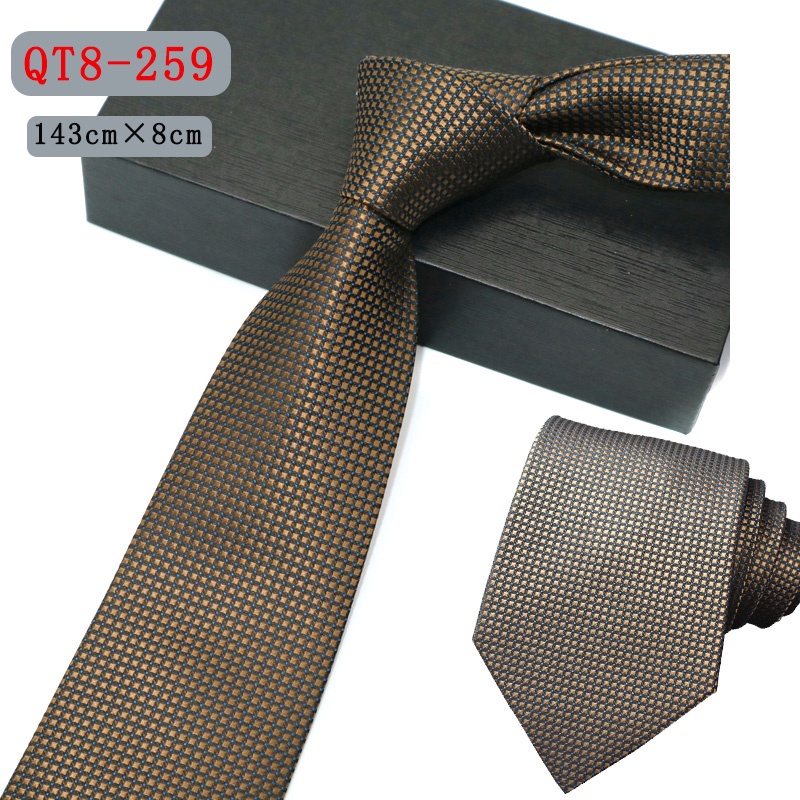 Cà Vạt 8CM Họa Tiết Chấm Bi Thời Trang Công Sở Cho Nam