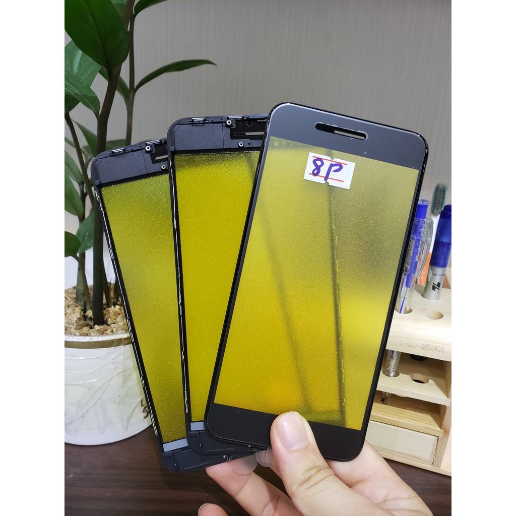 Kính ép iPhone 8 Plus đen - GSM Hải Phòng