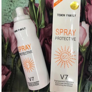 Follow 25/10 XỊT CHỐNG NẮNG TÒAN THÂN V7 SPRAY SUN SCREEN SPF50 180ml