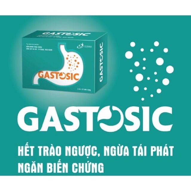[Tích điểm 8 tặng 1] Gastosic - giảm trào ngược dạ dày thực quản