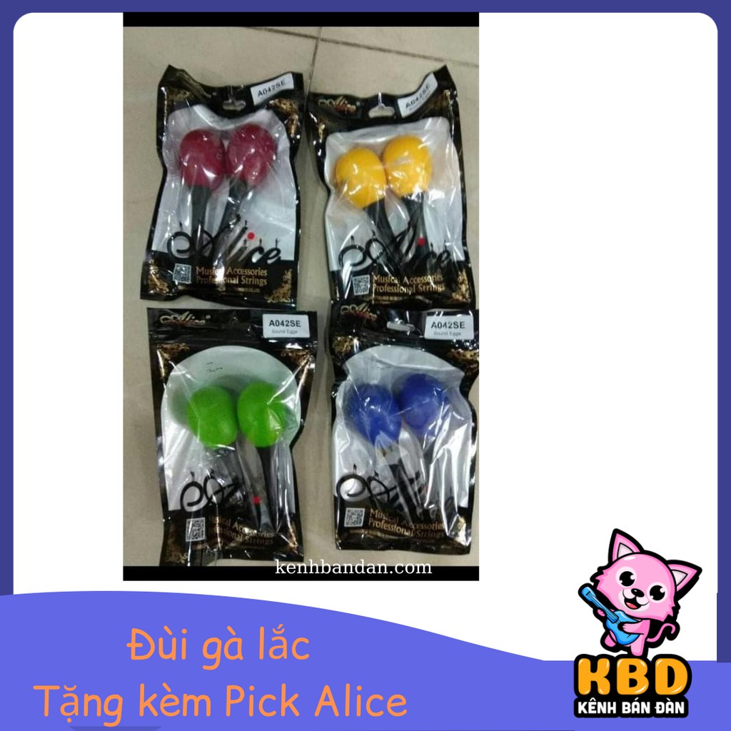 Nhạc cụ lắc Maracas, Lắc tay maracas Alice A043SE, Đùi gà Alice (loại nhỏ)