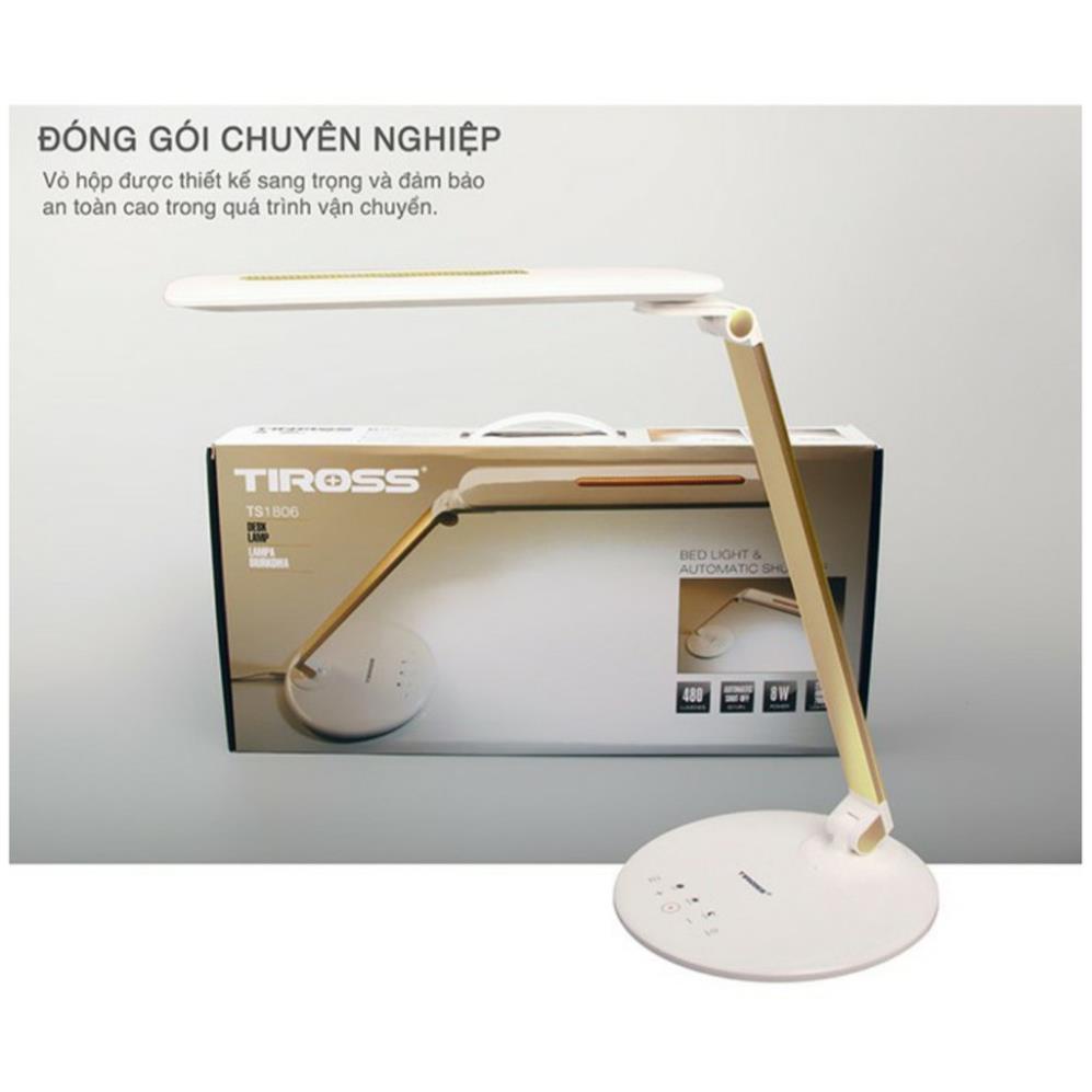 Đèn bàn học Tiross  2 màu vàng, bạc TS1806