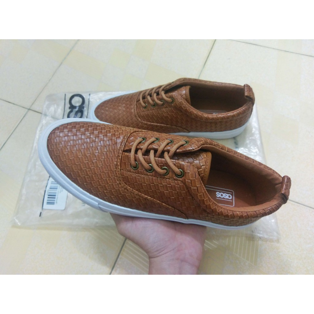 Giày tây nam ASOS Ceasar Woven Tan  chính hãng