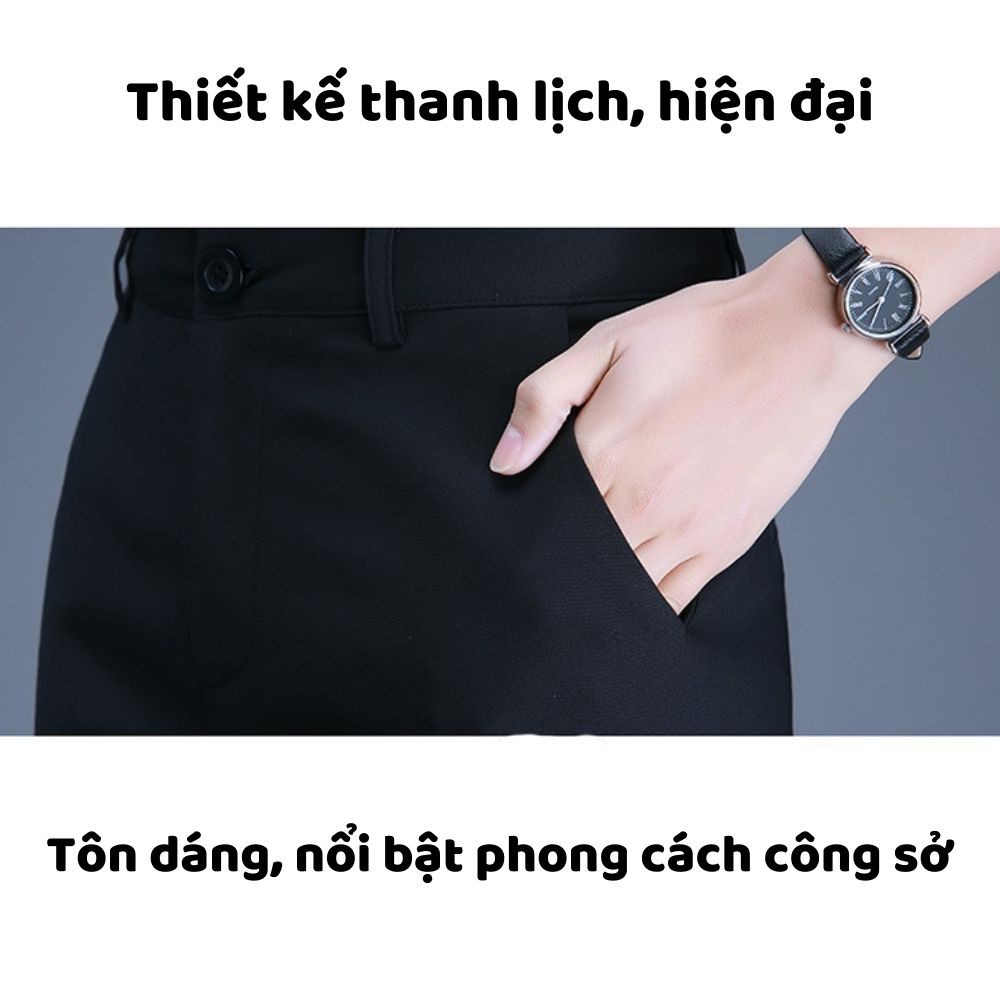 Quần Baggy Nữ Công Sở, Chất Vải Tuyết Mưa[ HÀNG ĐẸP] Mix Đồ Đi Làm - Đi Học- Đi Chơi - Tôn dáng,Thanh Lịch, Hiện Đại HOT | BigBuy360 - bigbuy360.vn