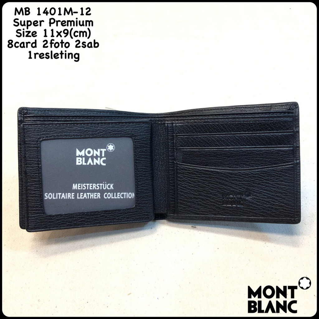 Montblanc Ví Da Nam 1401m-12 Thời Trang