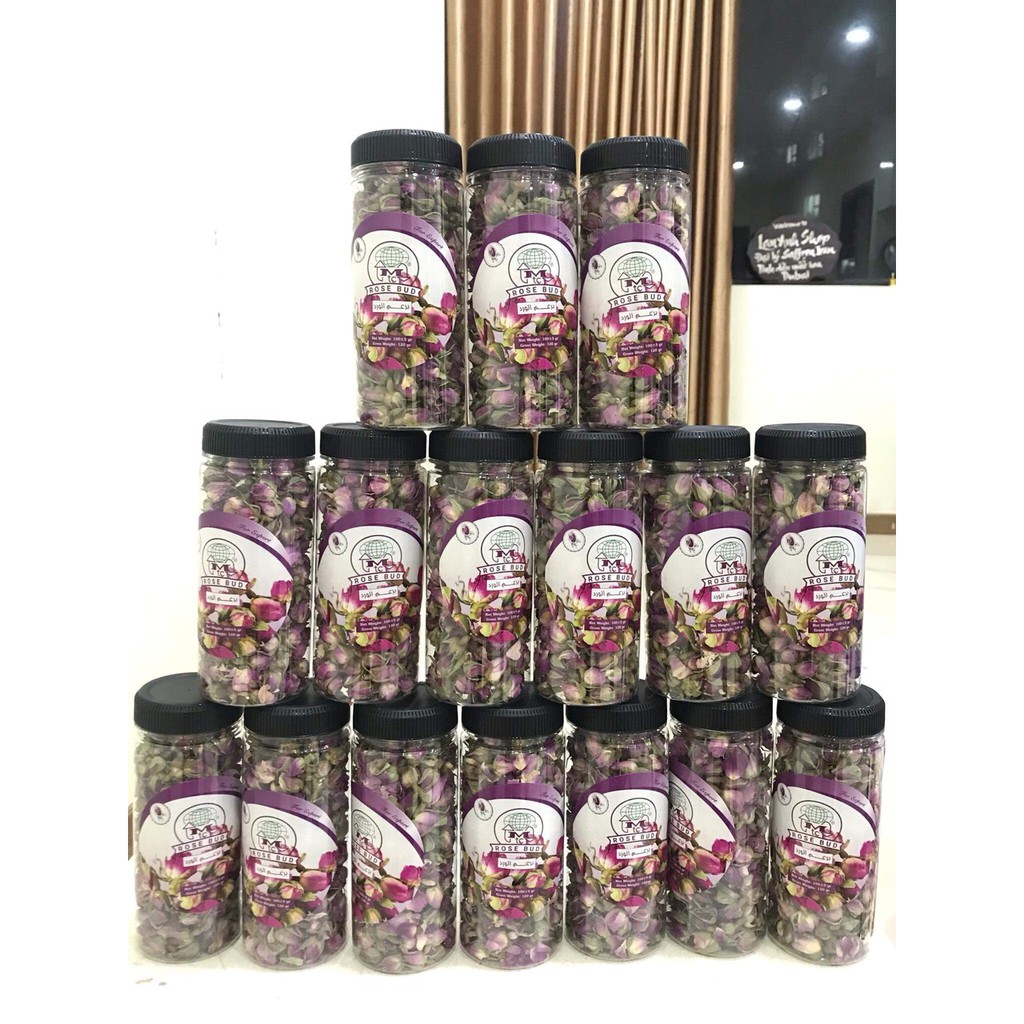 Hộp 100g nụ hồng khô Iran Rose Bud cao cấp chính hãng
