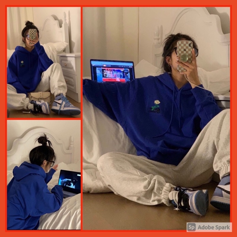 Áo Hoodie Super Sweer Nữ [ FREESHIP]🌸  Sweater nỉ form rộng tay bồng kiểu dáng vintage cá tính Ulzzang 🌸 | BigBuy360 - bigbuy360.vn