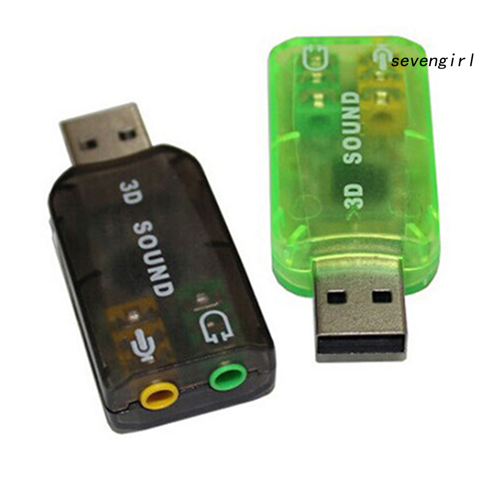 Bộ Chuyển Đổi Âm Thanh Sev-5.1 Lỗ Cắm Usb Sang 3.5mm Cho Pc 3d | BigBuy360 - bigbuy360.vn