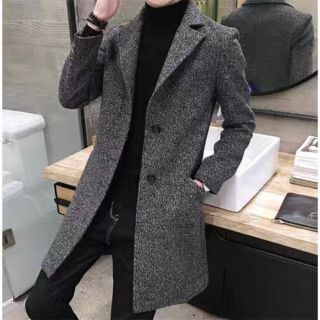 Áo khoác dạ dáng dài New