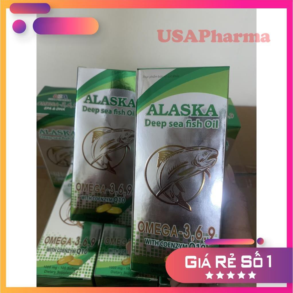 [Viên uống] Dầu cá Alaska OMEGA 3-6-9 GIÚP TĂNG CƯỜNG THỊ LỰC