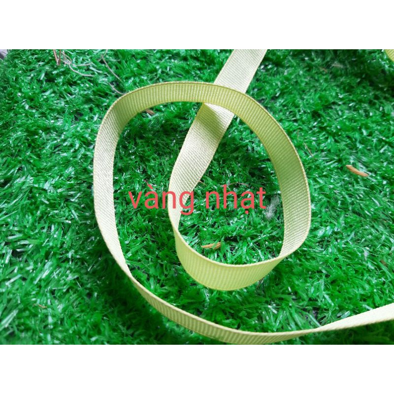 Dây ruy băng gân bản rộng 1.3cm các màu
