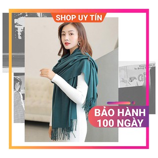 Khăn Quàng Cổ Len Cashmere Nữ - Khăn Choàng Giữ Ấm, Đi Biển Đẹp