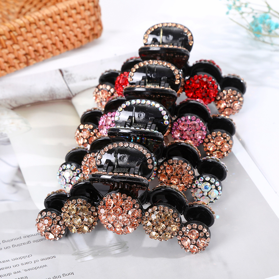 Kẹp Tóc Đính Đá Phong Cách Retro