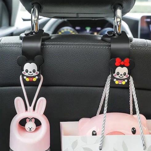 Móc treo đồ sau ghế ô tô họa tiết hoạt hình đáng yêu