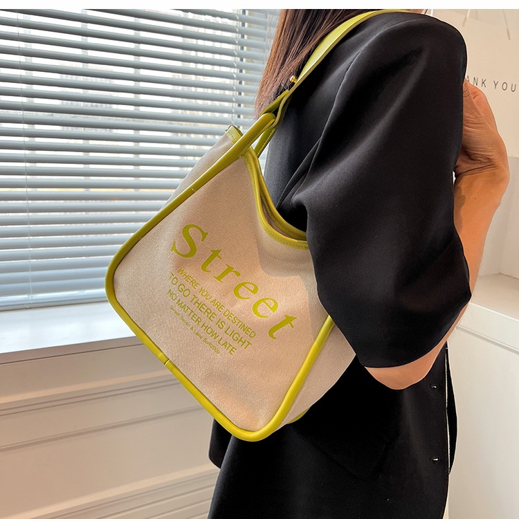 Túi Đeo Vai Vải canvas Dung Tích Lớn Thời Trang Cho Bạn Gái