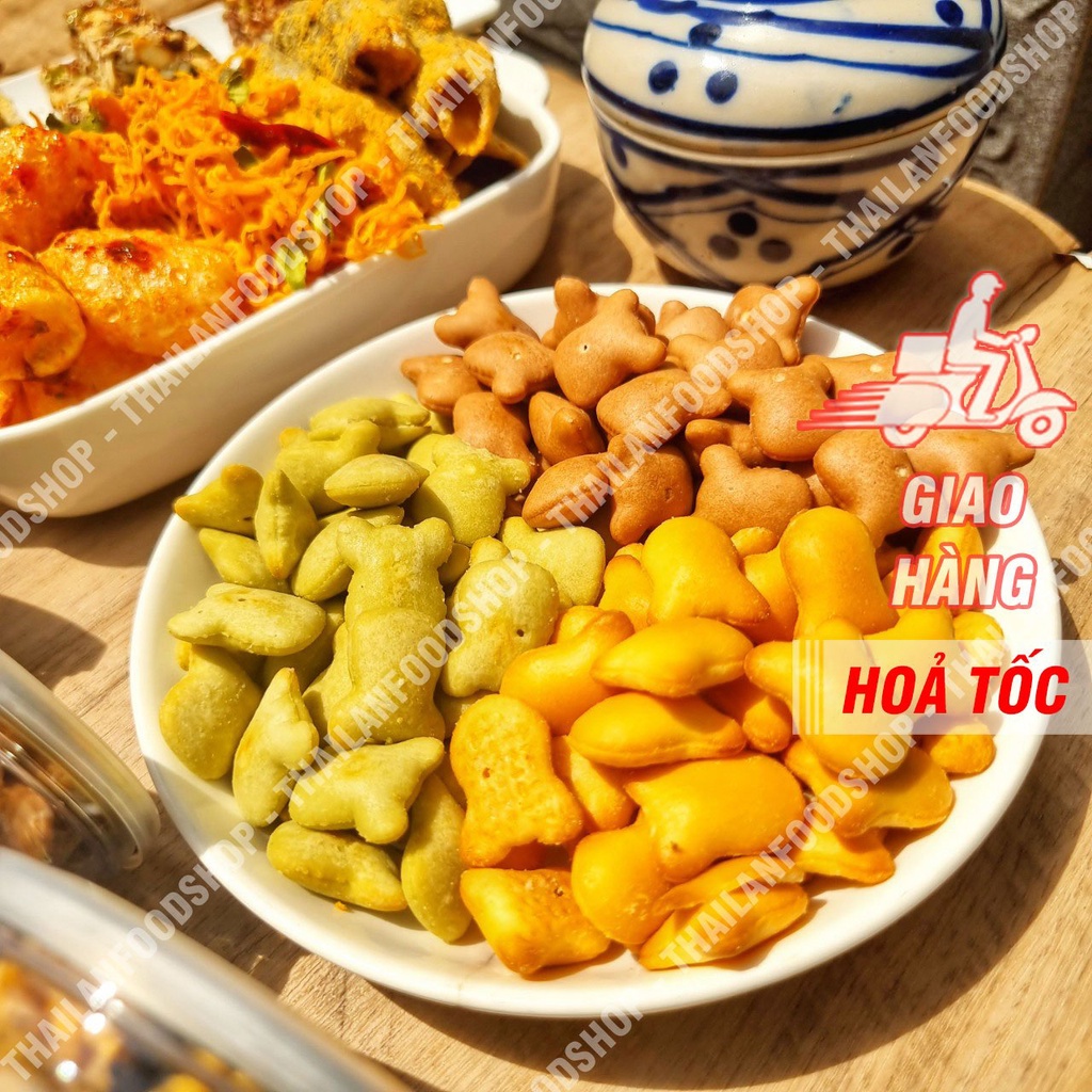 Bánh Gấu Mix 3 Vị  Lon 300gr
