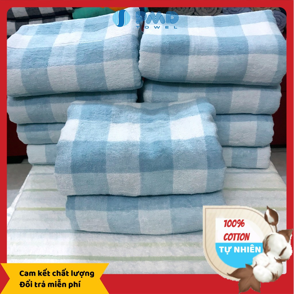 Khăn tắm 70x140cm xuất Nhật cotton giá rẻ cực mềm thấm nước tốt nhanh khô không sổ lông phai màu khi dùng