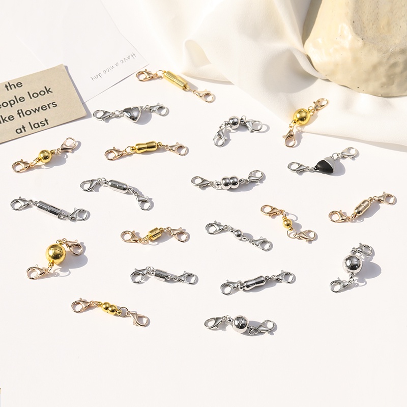 Dây Đeo Cổ Khóa Nam Châm Bằng Thép Không Gỉ Cho Người Lười