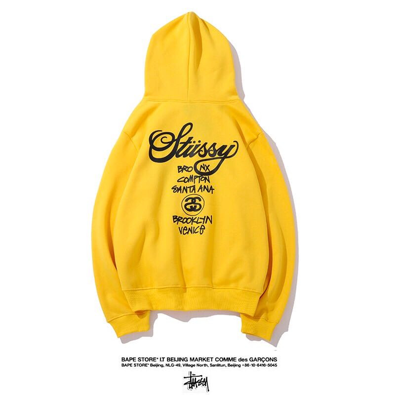 Áo Hoodie Stussy Thời Trang Năng Động Cho Nam Nữ