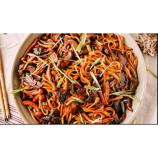 Combo nấu mì trộn tương đen (500g mì Hàn Quốc +250g sốt tương đen)