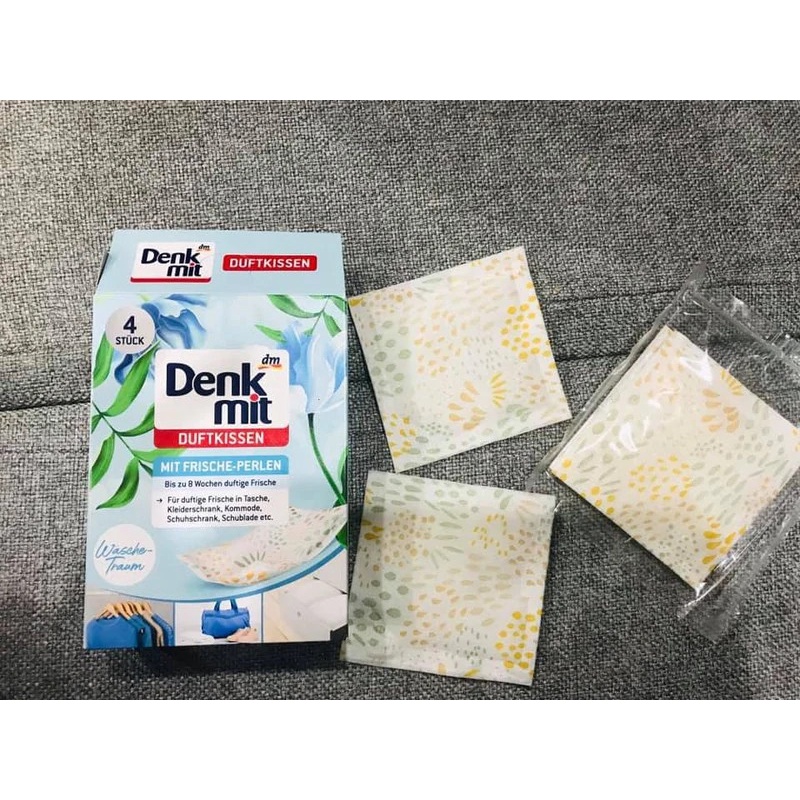 Hộp 4 Túi Thơm Quần Áo Denkmit Siêu Lưu Hương (Đức)