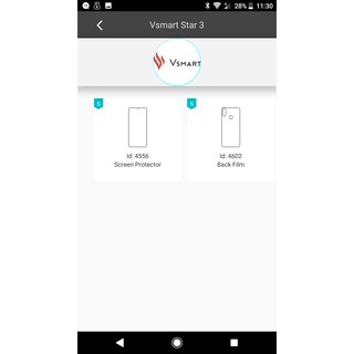 Miếng dán PPF Vsmart Star 3 cao cấp màn hình, mặt lưng