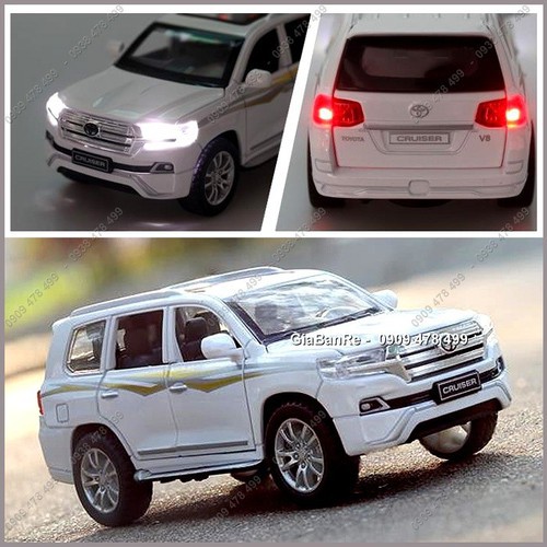 XE MÔ HÌNH KIM LOẠI TỈ LỆ 1:32 - TOYOTA LAND CRUISER NEW - 9874