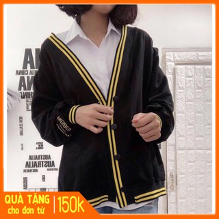 Áo khoác giá sỉ - Áo khoác cardigan viền bo dệt 2 sọc, kèm hình thật - Aokhoac.vn