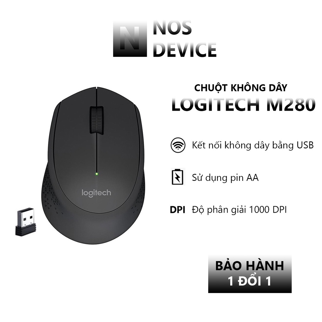 CHUỘT KHÔNG DÂY LOGITECH M280 - NOS DEVICE