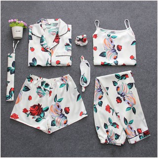 Set 7 chiếc bộ mặc nhà lụa