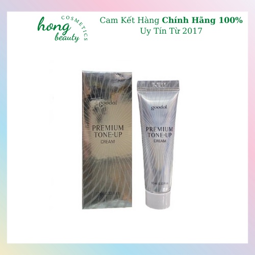 Kem ốc sên dưỡng trắng da Goodal Premium Snail Tone Up Cream - mini 10ml