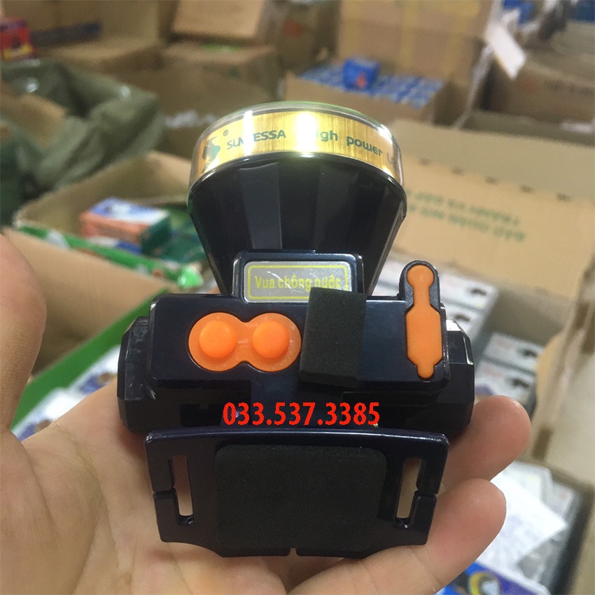 Đèn đội đầu, đèn bin siêu sáng 9812 SUNCESSA suer dụng đèn led siêu sáng