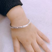 Lắc bạc trơn nguyên chất cho bé